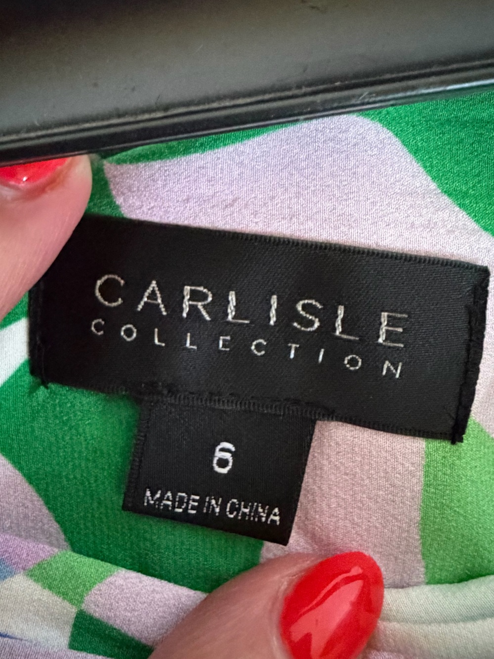 Carlisle Floral Print Wrap Skirt in Green, Blue & Lilac - Picture 3 of 3